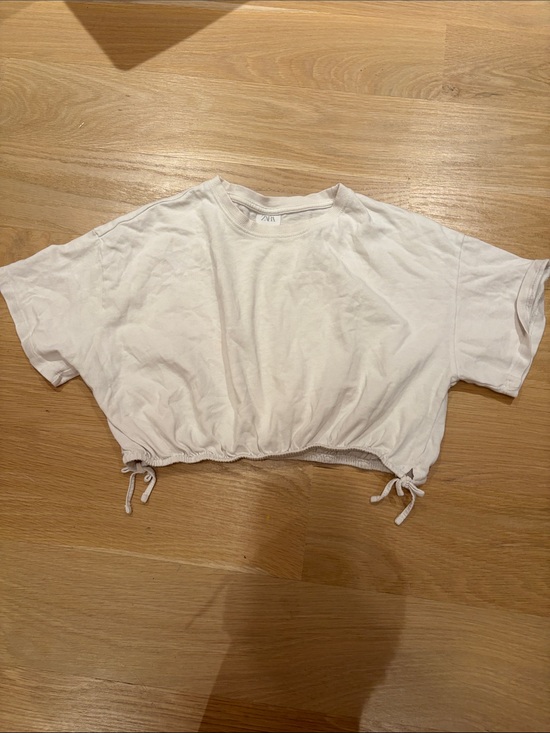 Other - Zara Cropped Drawstring Tee - Kids